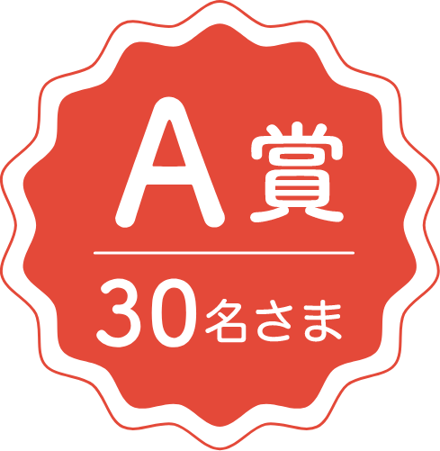 A賞 30名さま